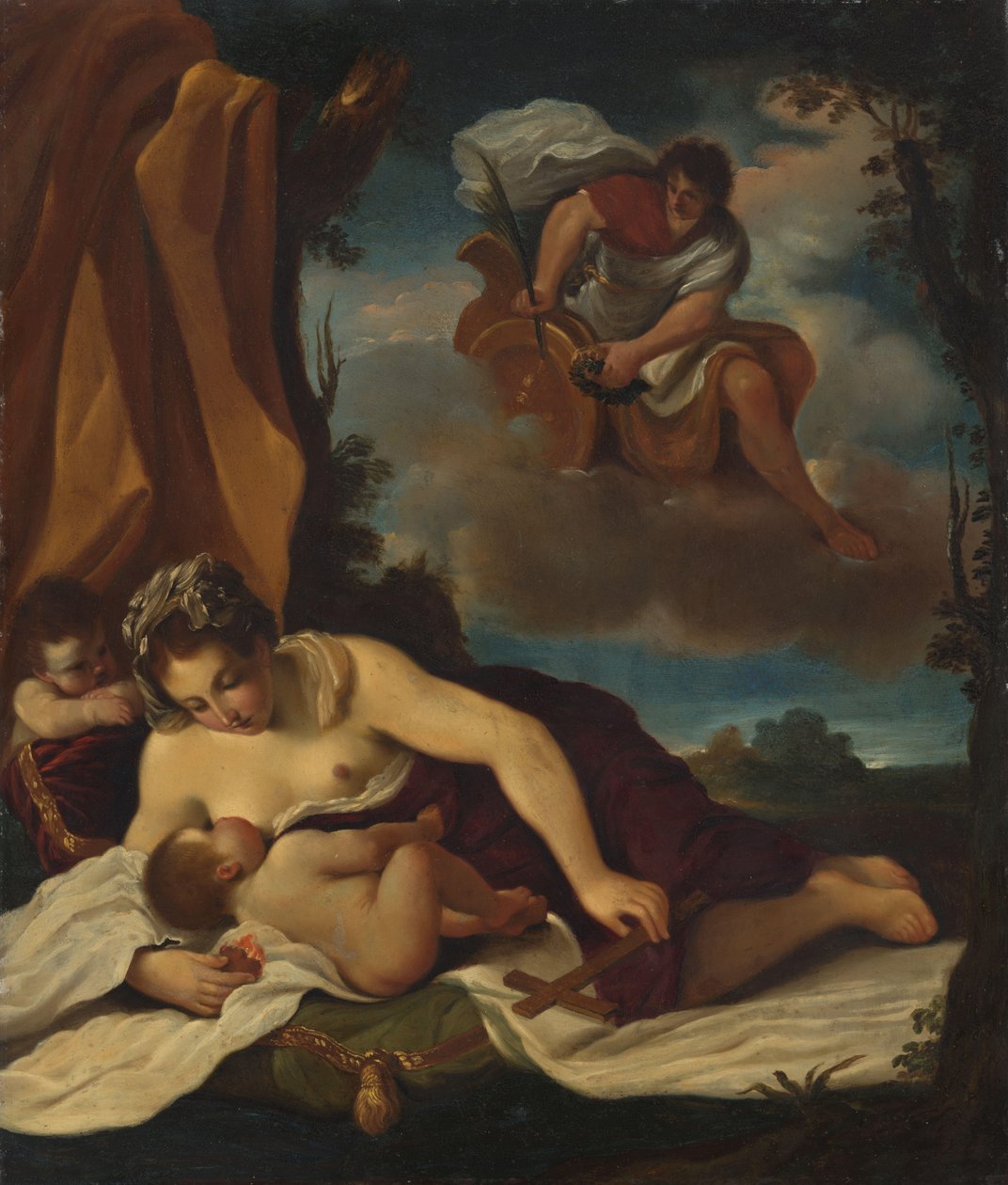 Cáritas de Guercino (copy after)