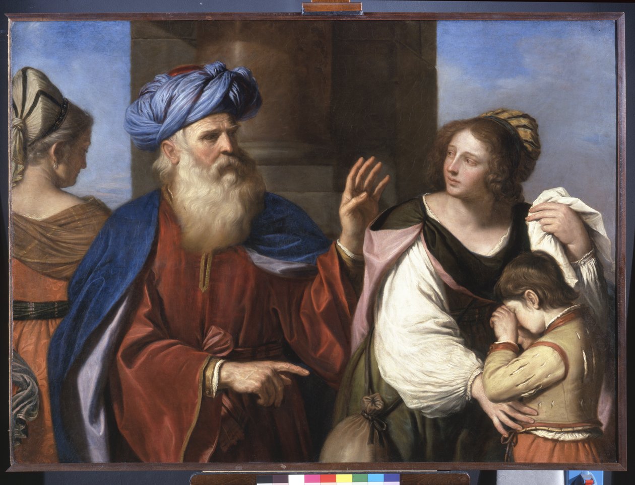 Abraão repudiando Agar e Ismael, 1657 de Guercino