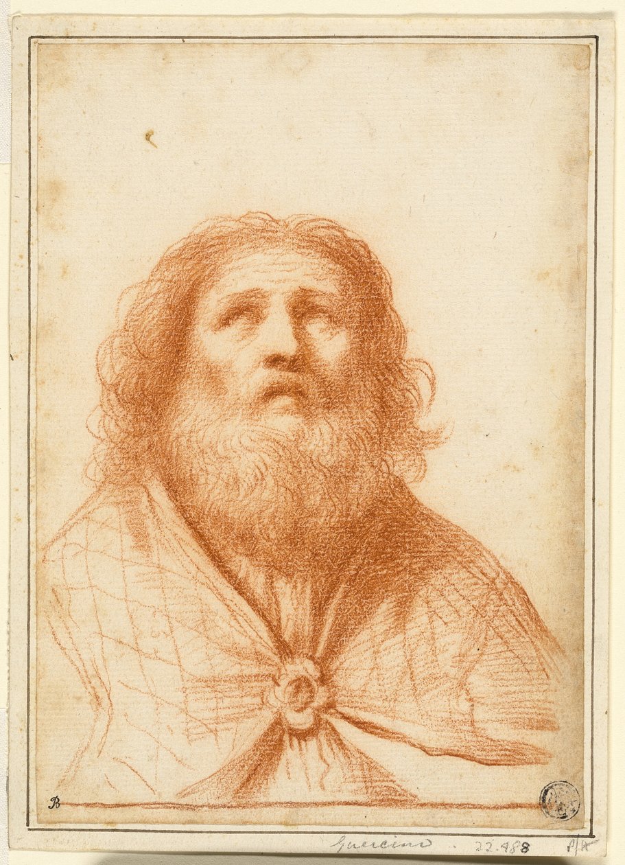 Busto de Santo ou Sumo Sacerdote de Guercino