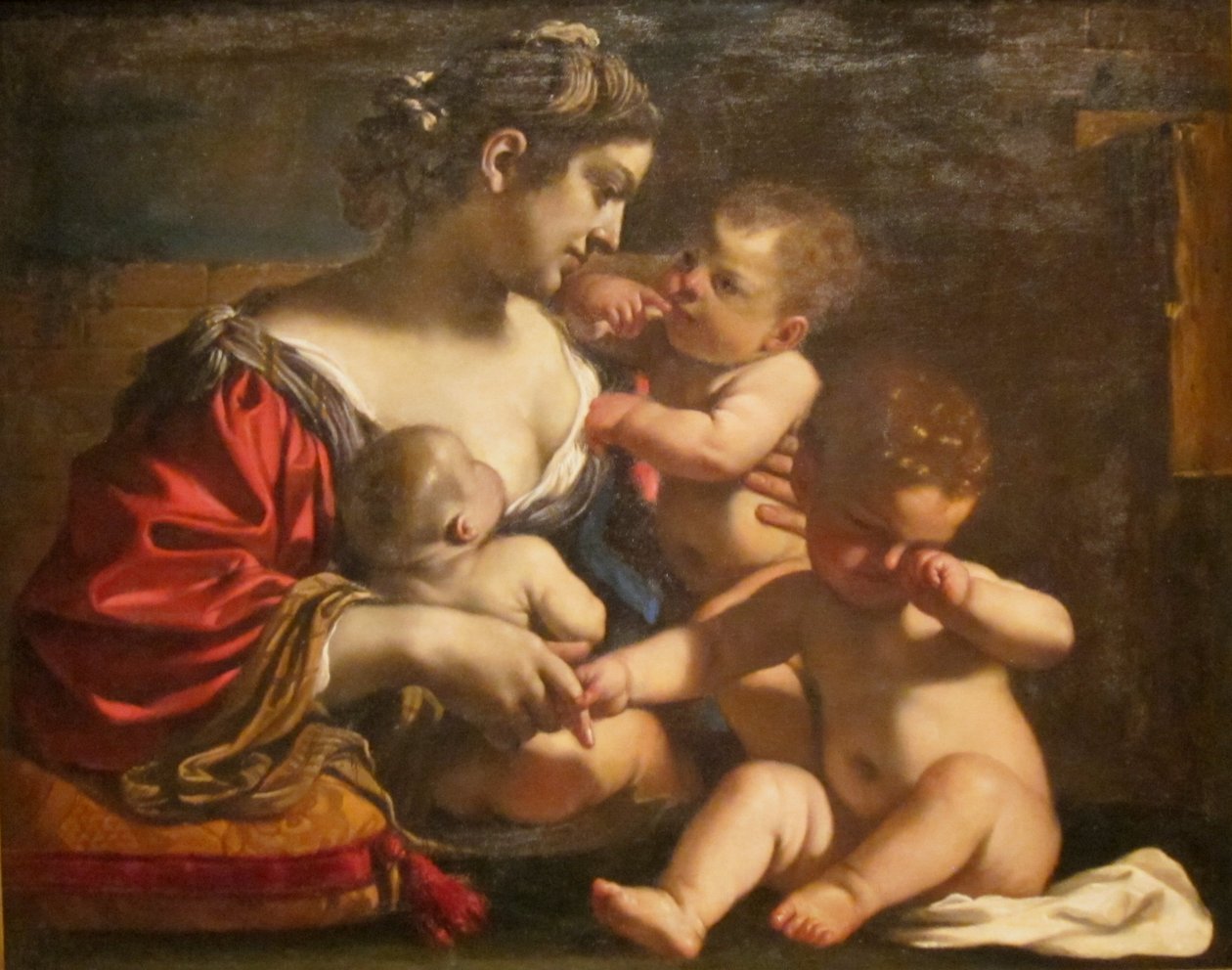 Caridade cristã de Guercino