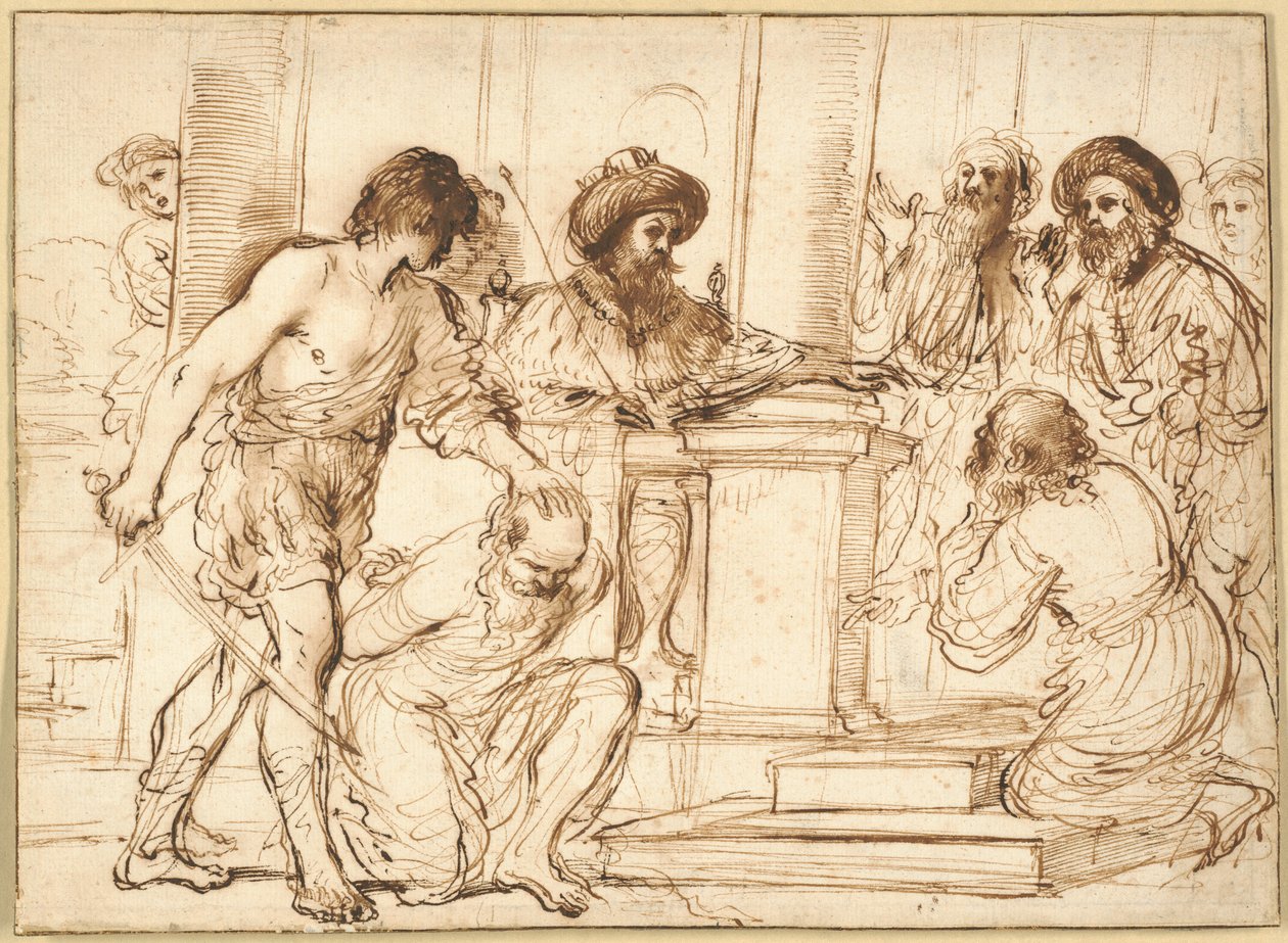 Damon e Pítias de Guercino