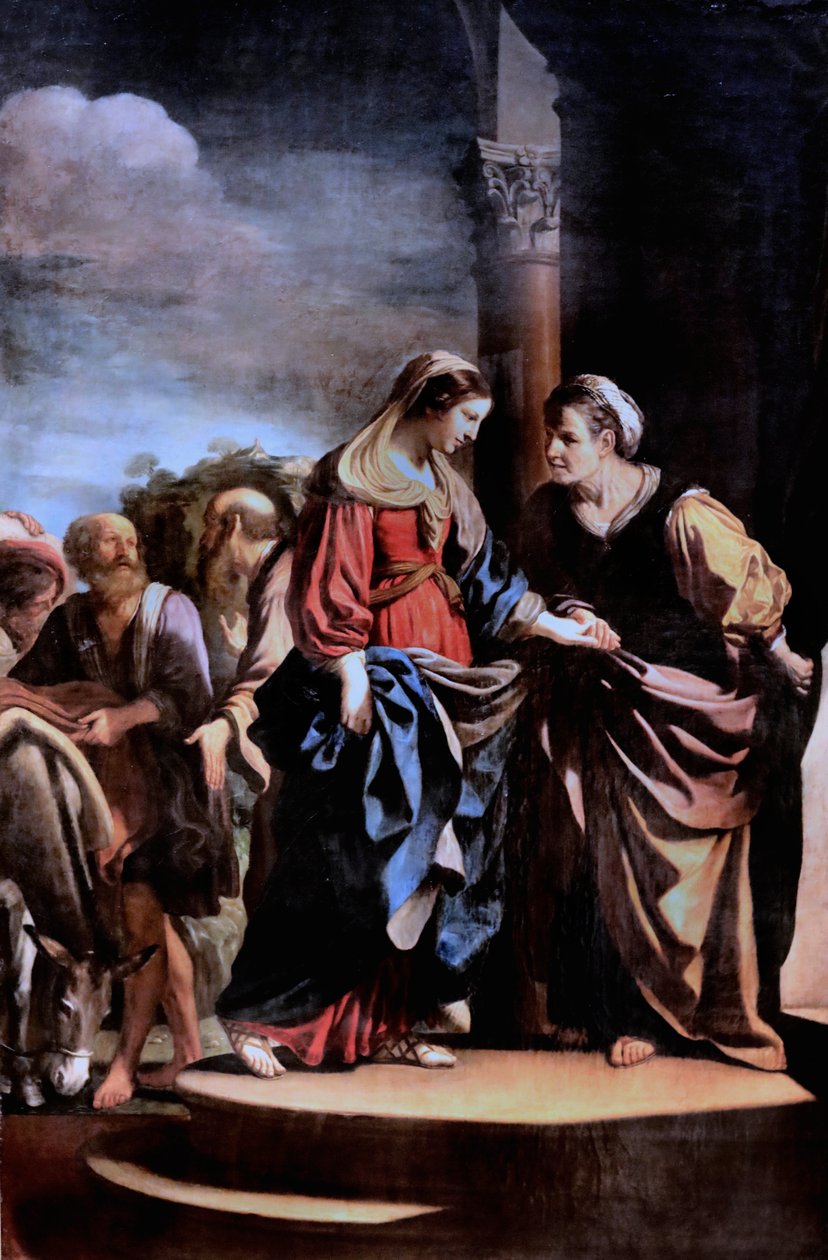 Guercino - La Visitation. A Visitação, 1632 de Guercino