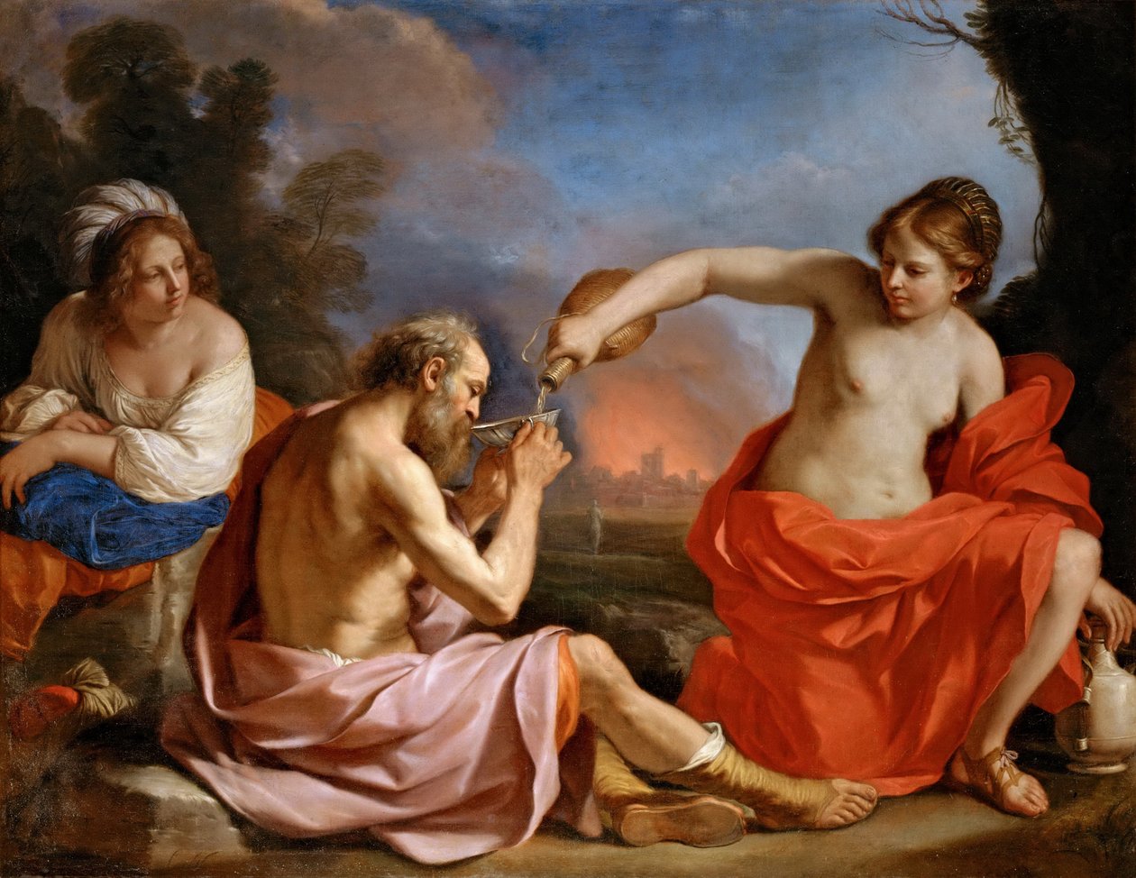 Ló e Suas Filhas de Guercino