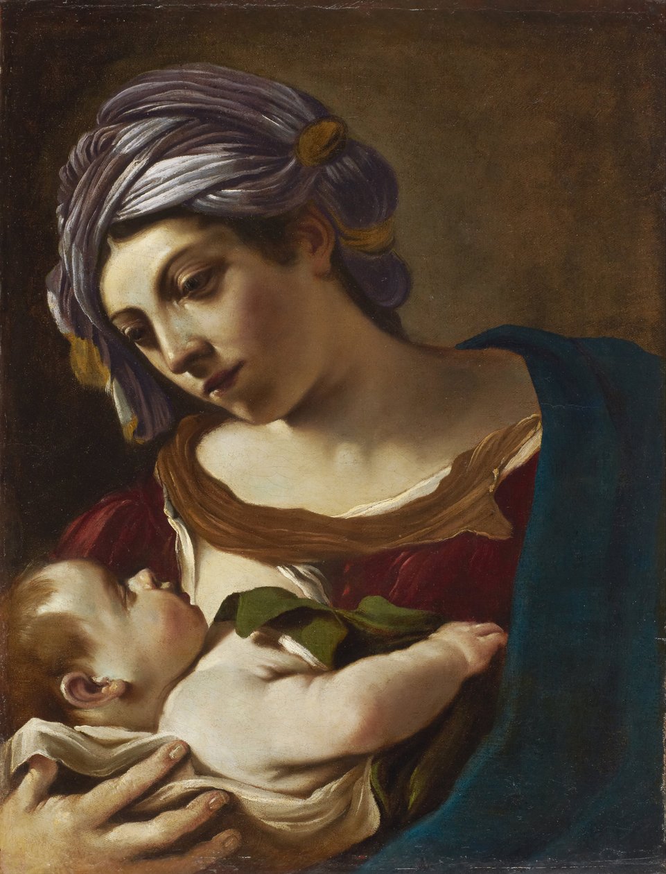 Madonna e criança de Guercino