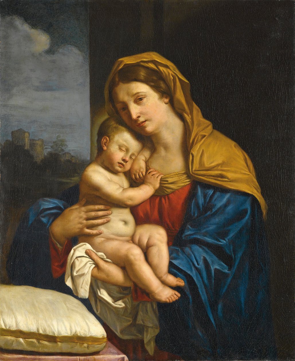 Madonna e criança de Guercino