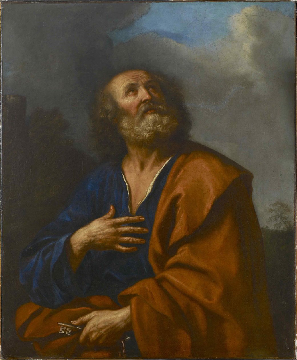 Pedro, o Apóstolo. de Guercino