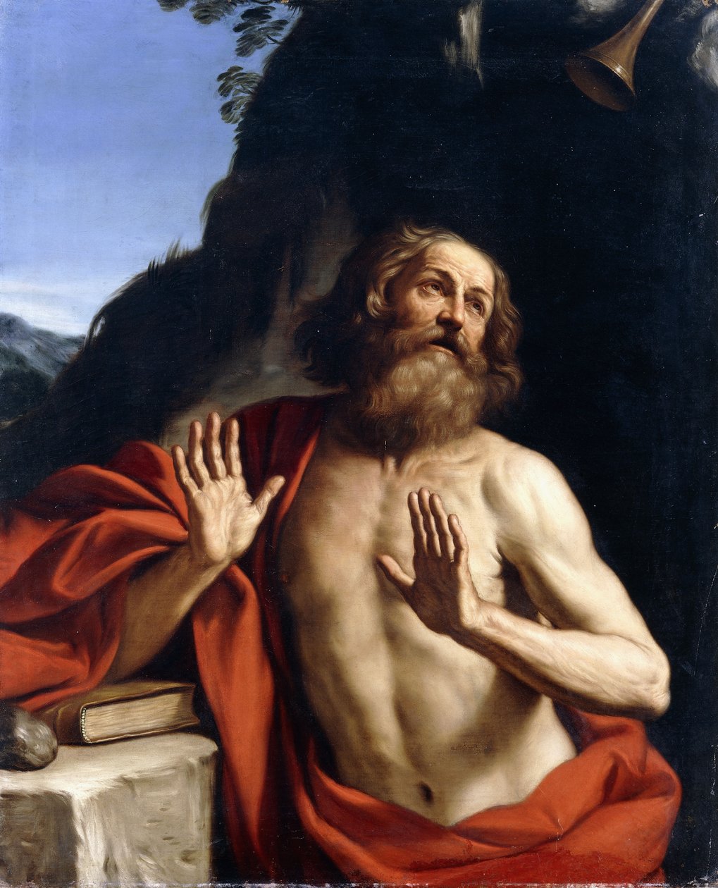 São Jerônimo no Deserto, de Guercino