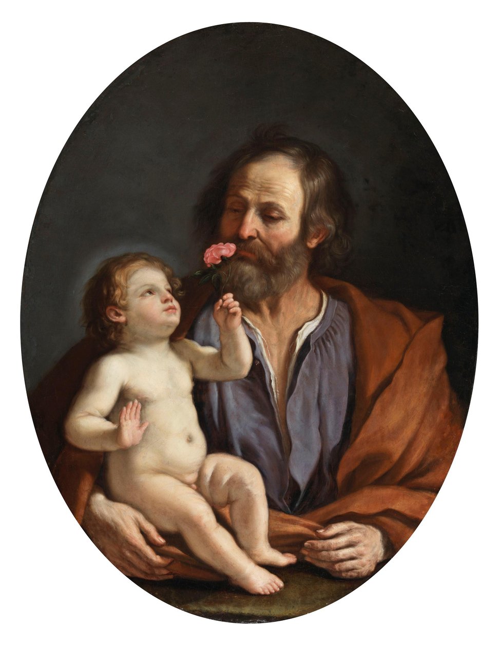São José com o Menino Jesus de Guercino