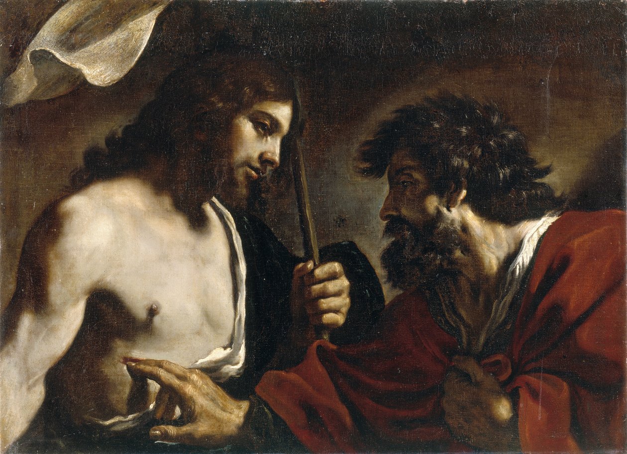 A Incredulidade de São Tomé de Guercino