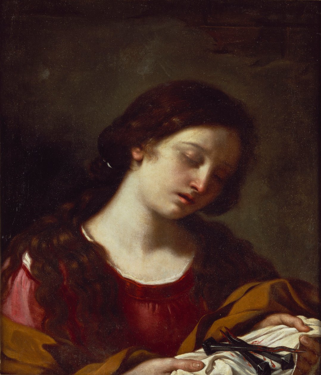 A Madalena contemplando as unhas da paixão de Guercino