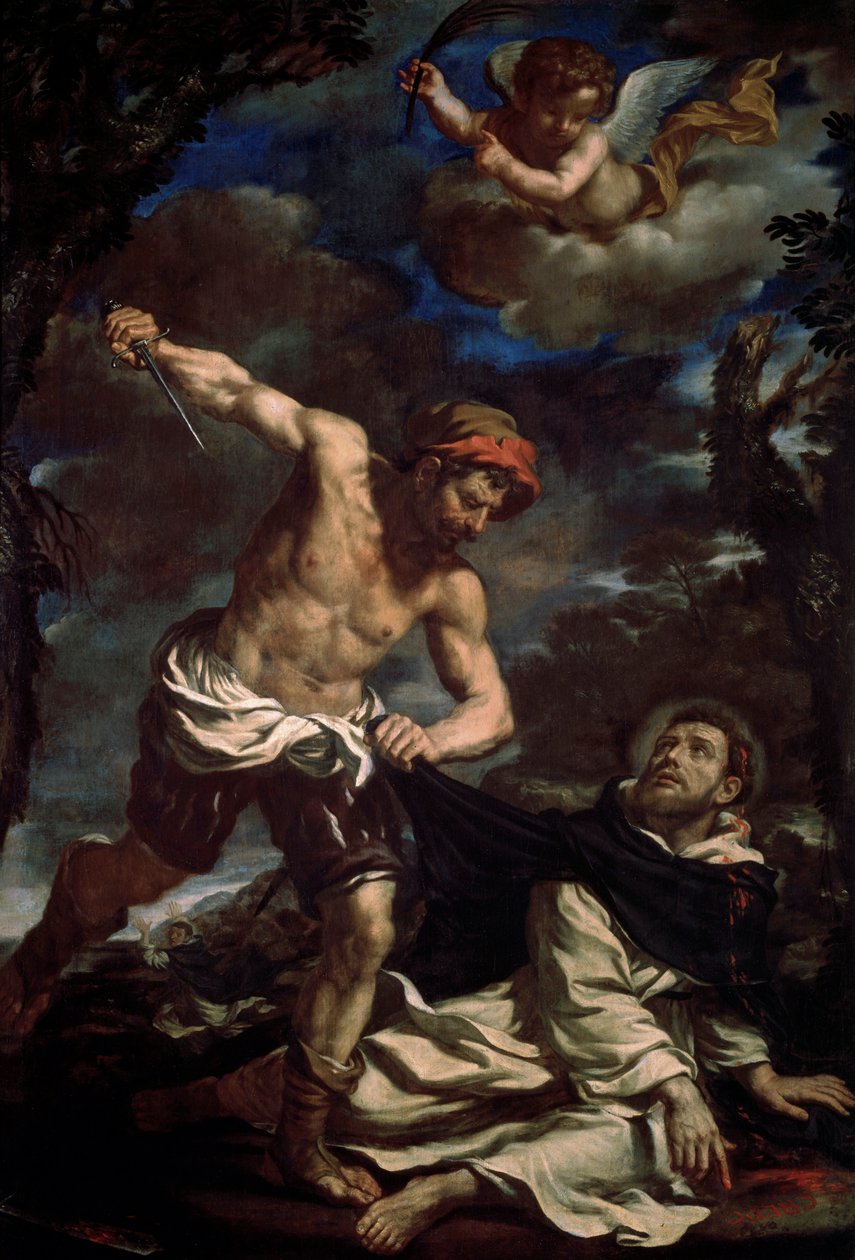 O martírio de São Pedro, final da década de 1620 de Guercino