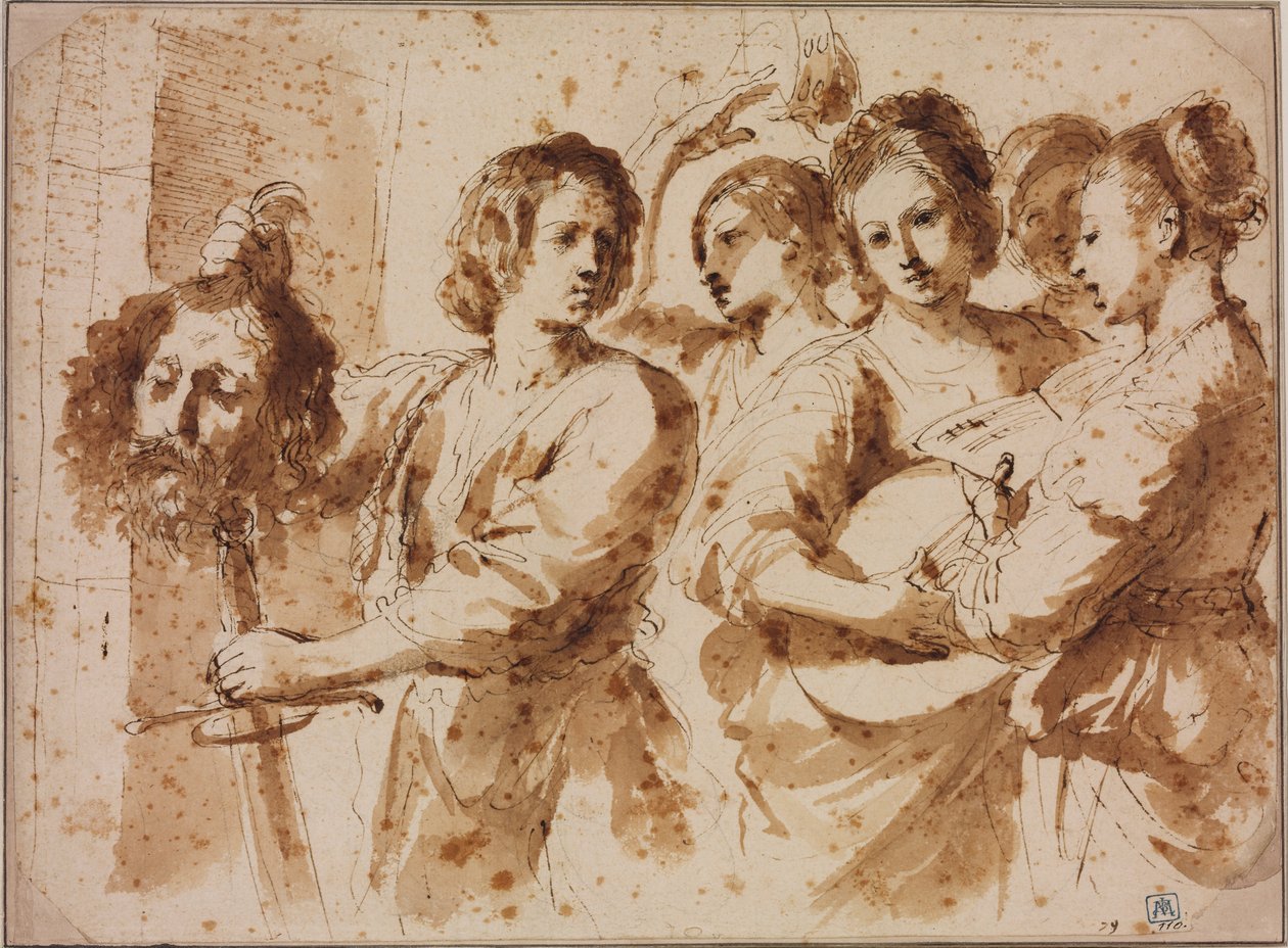 O triunfo de David de Guercino