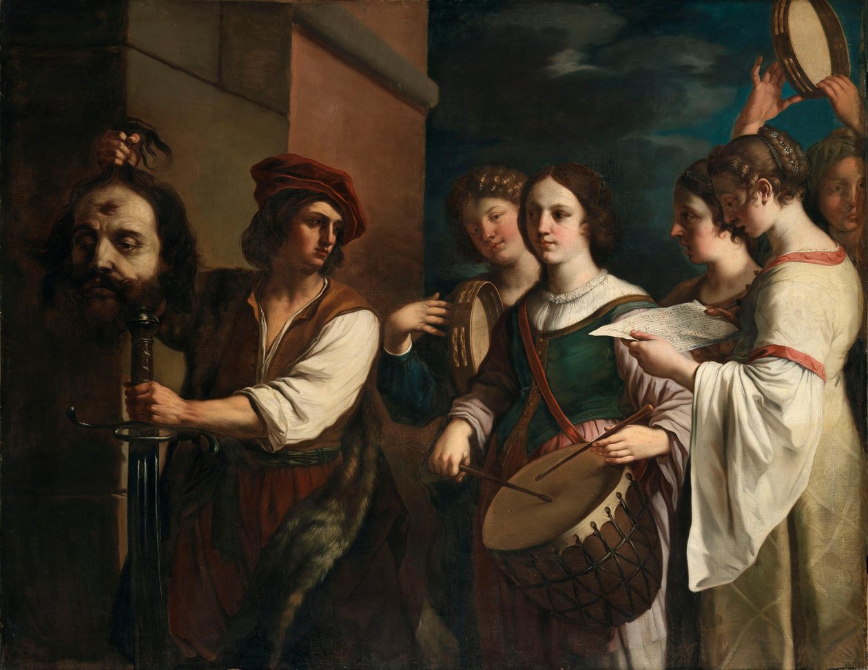 O triunfo de David de Guercino