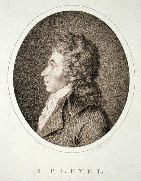 Ignaz Joseph Pleyel (1757-1831) gravado por F.W. Nettling de Guerin (after)