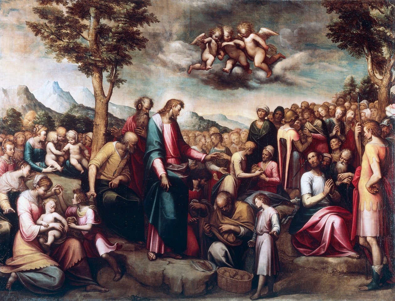 A multiplicação dos pães de Guglielmo Caccia