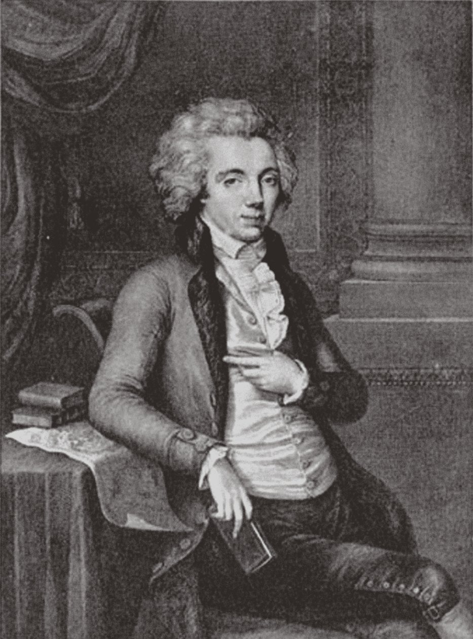 Retrato do Conde Pavel Martynovich Skavronsky 1757-1793, 1791 de Guglielmo Morghen