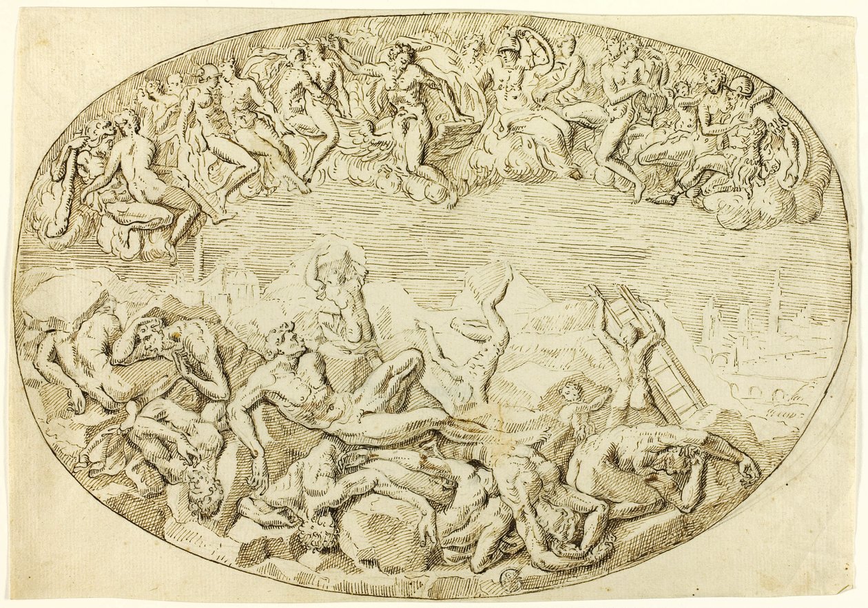 Queda dos Gigantes de Guglielmo della Porta