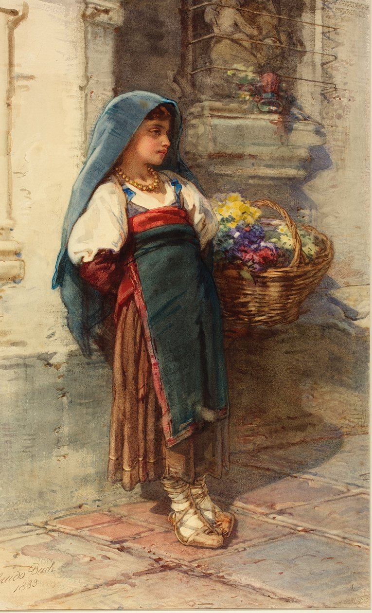 Figura de estudo, 1883 de Guido Bach