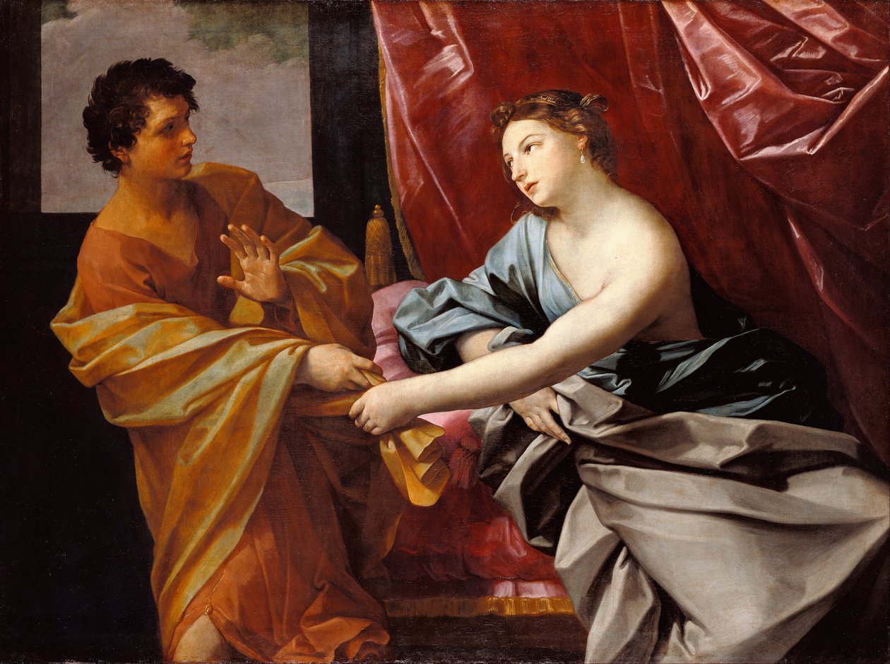 José e esposa de Potifar de Guido Reni