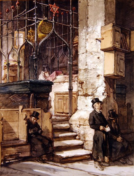 A Sinagoga em Praga de Guido Bach