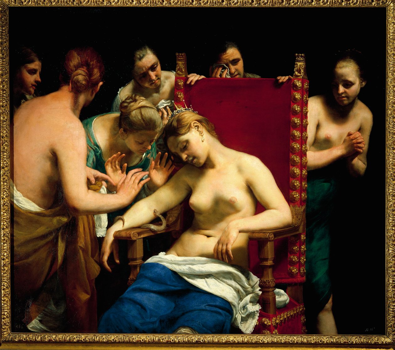 A morte de Cleópatra de Guido Cagnacci