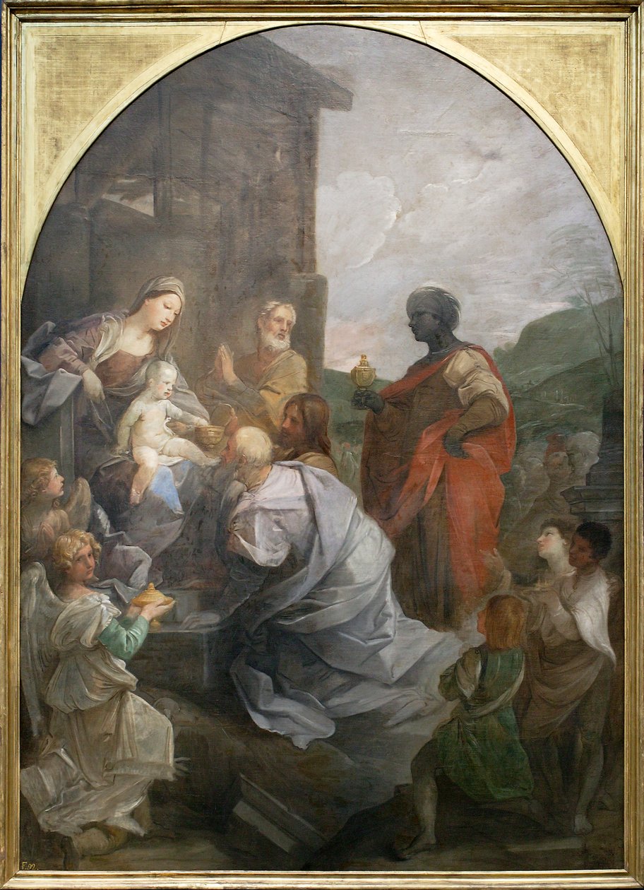 Adoração dos Magos de Guido Reni