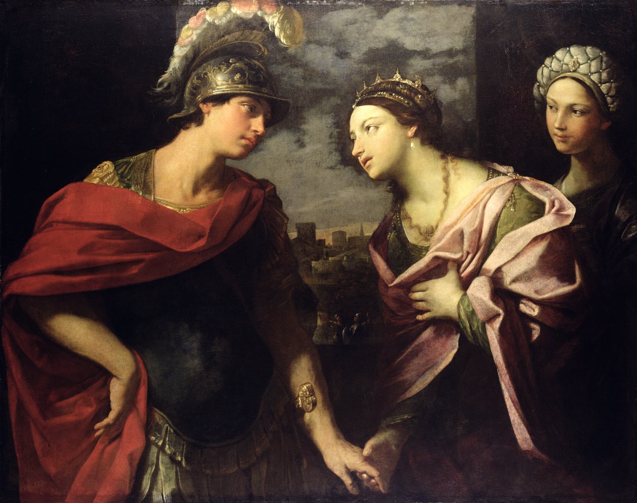 Enéas se despede de Dido, c.1630 de Guido Reni