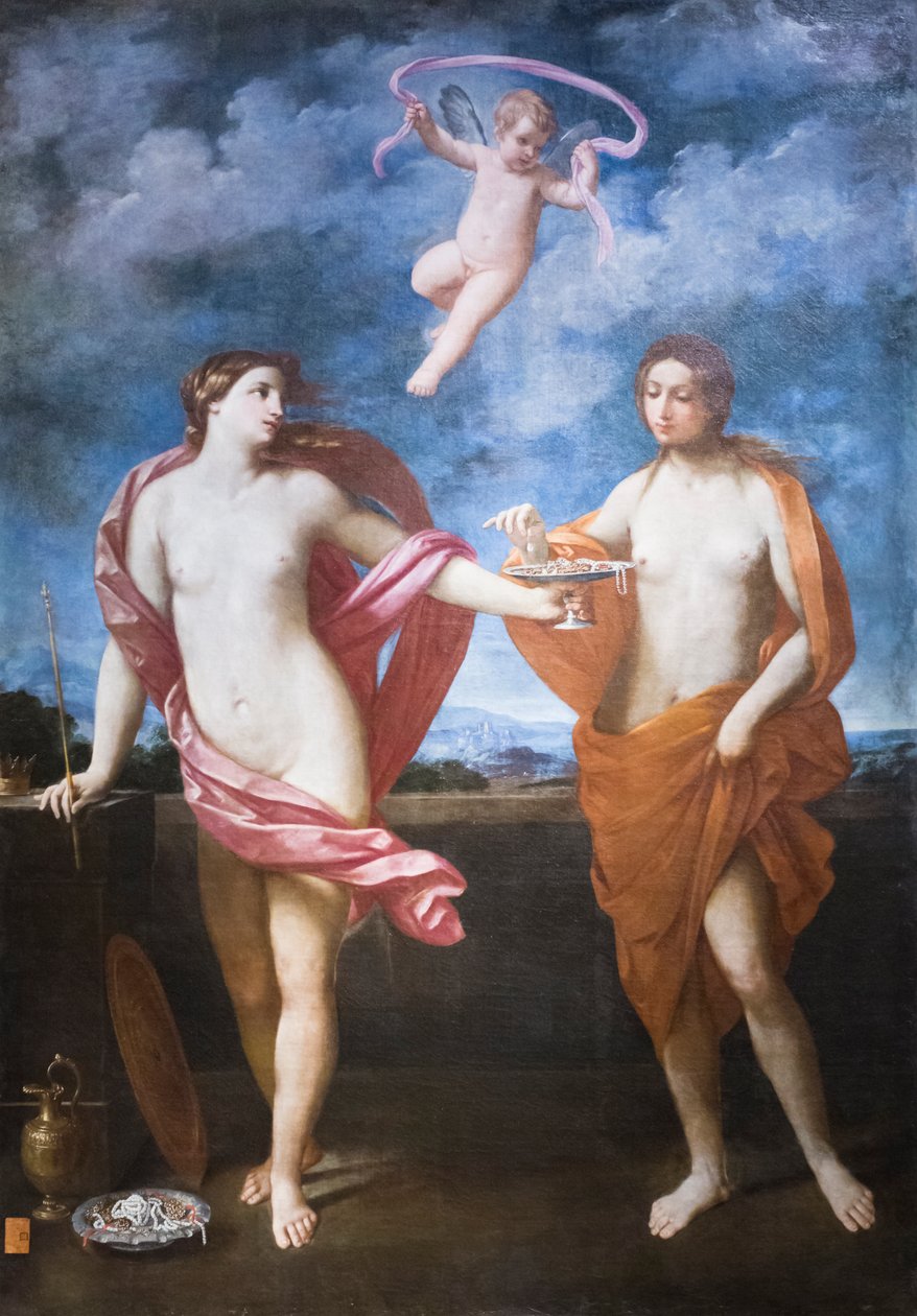 Alegoria da Liberalidade e Modéstia de Guido Reni