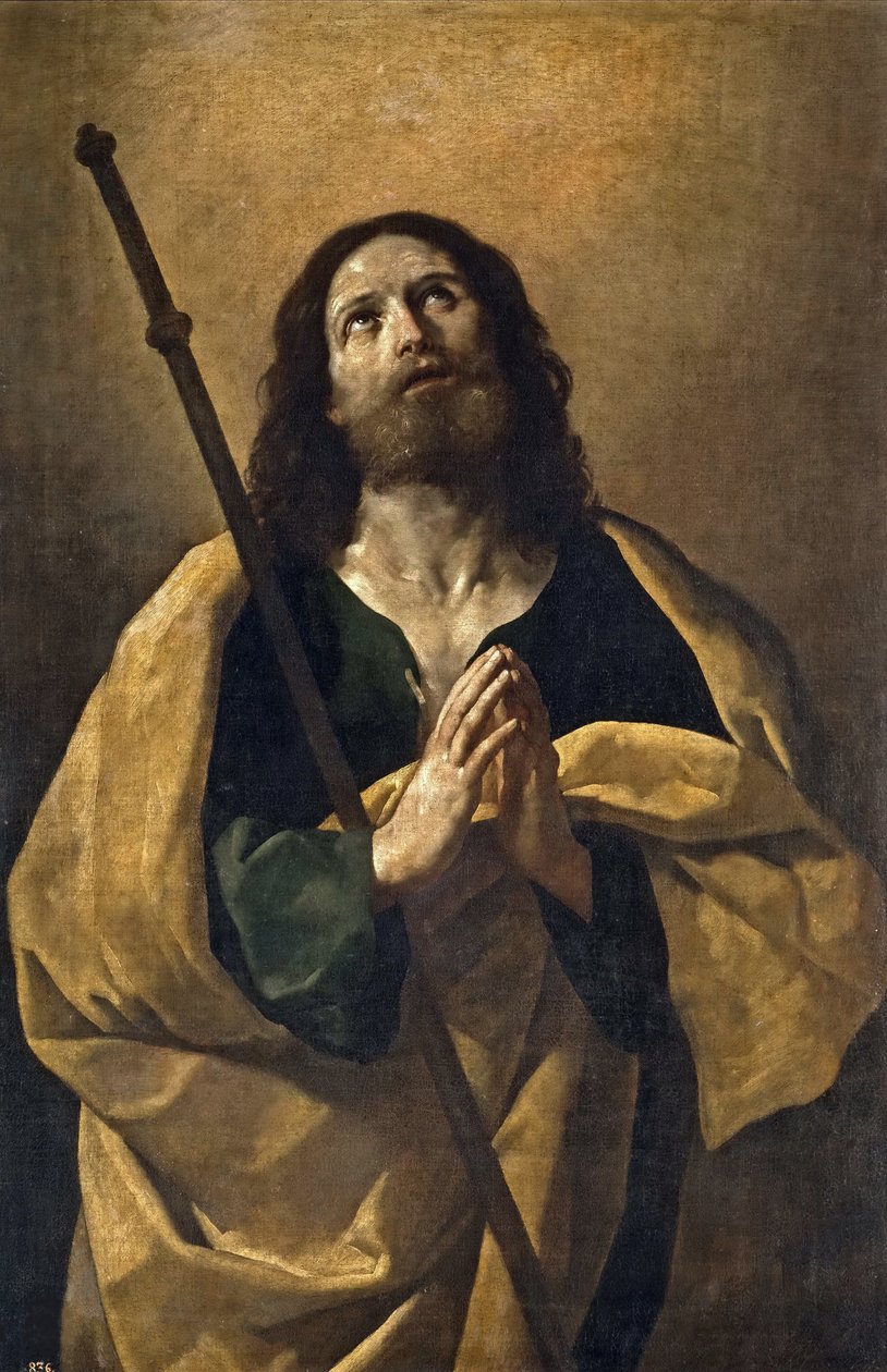 Apóstolo São Tiago, o Grande, 1618-1622. de Guido Reni