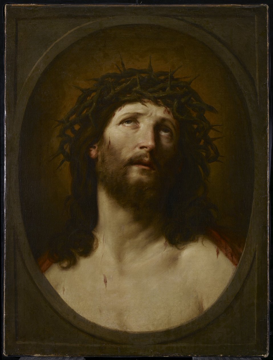 Cristo coroado de espinhos, 1622-23 de Guido Reni