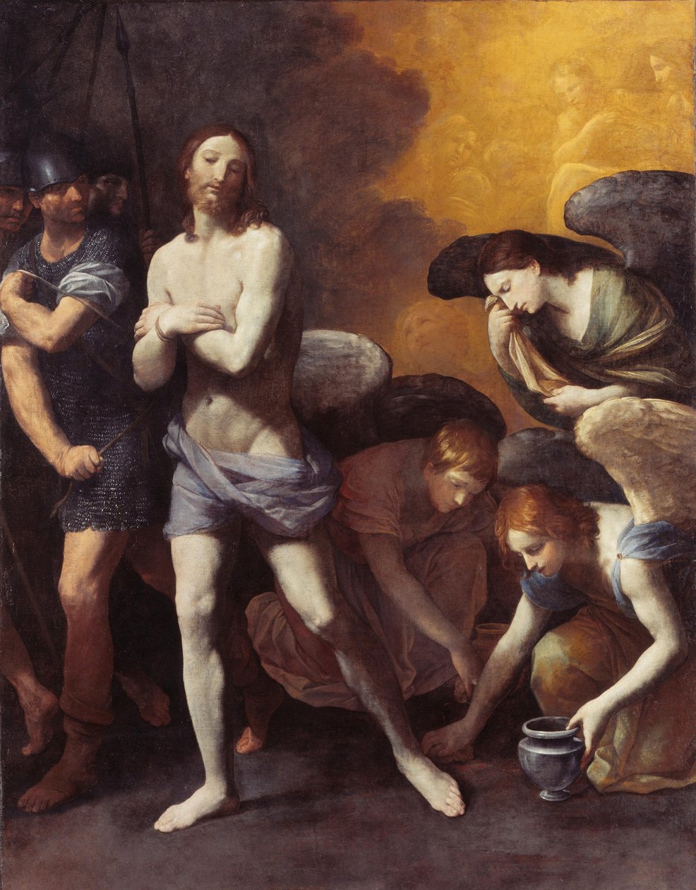 A condução de Cristo após a flagelação de Guido Reni