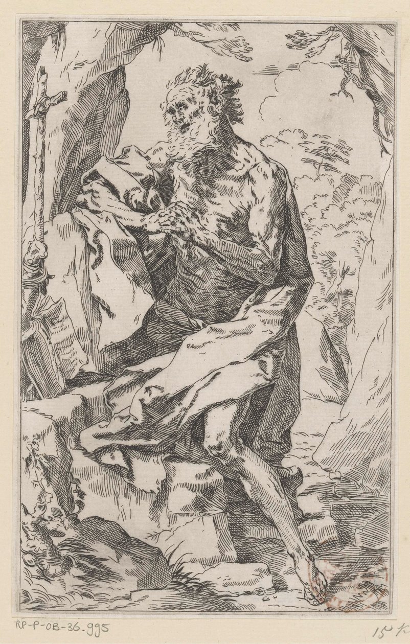 São Jerónimo no deserto de Guido Reni