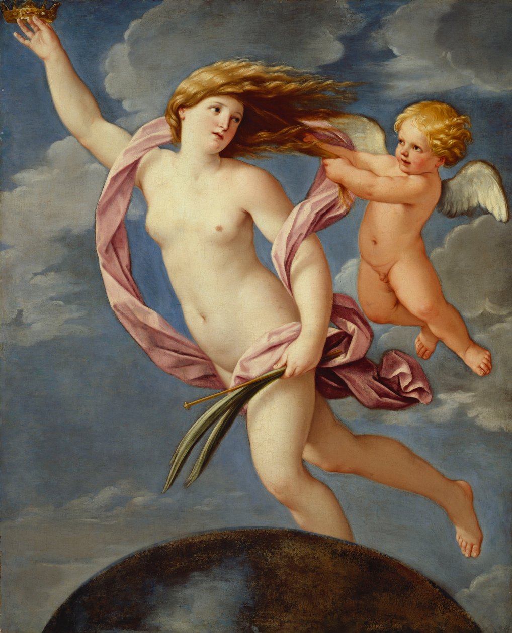 Fortuna com uma coroa de Guido Reni