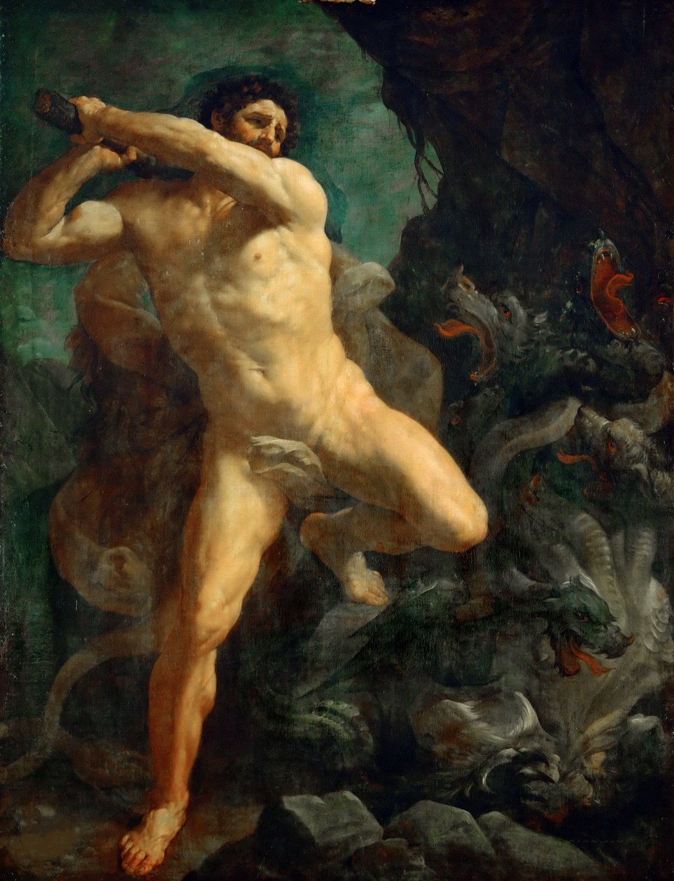 Hércules matando a hidra de Lerna, 1620-1621. de Guido Reni