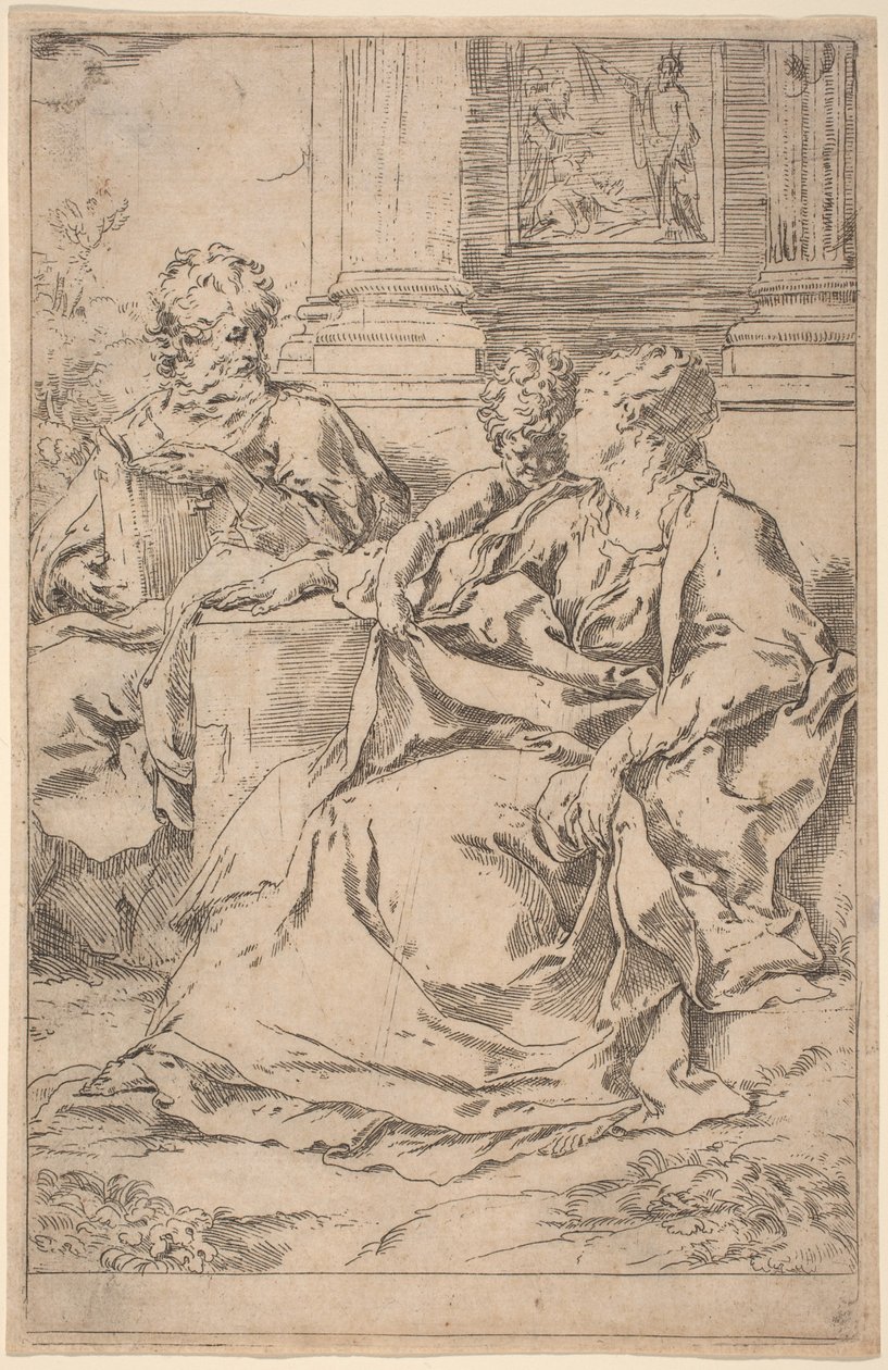 familia sagrada de Guido Reni