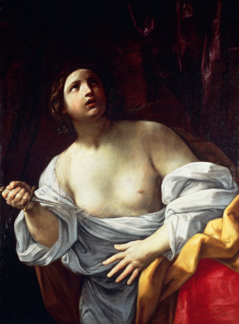 Lucretia, por Guido Reni (1575-1642) de Guido Reni