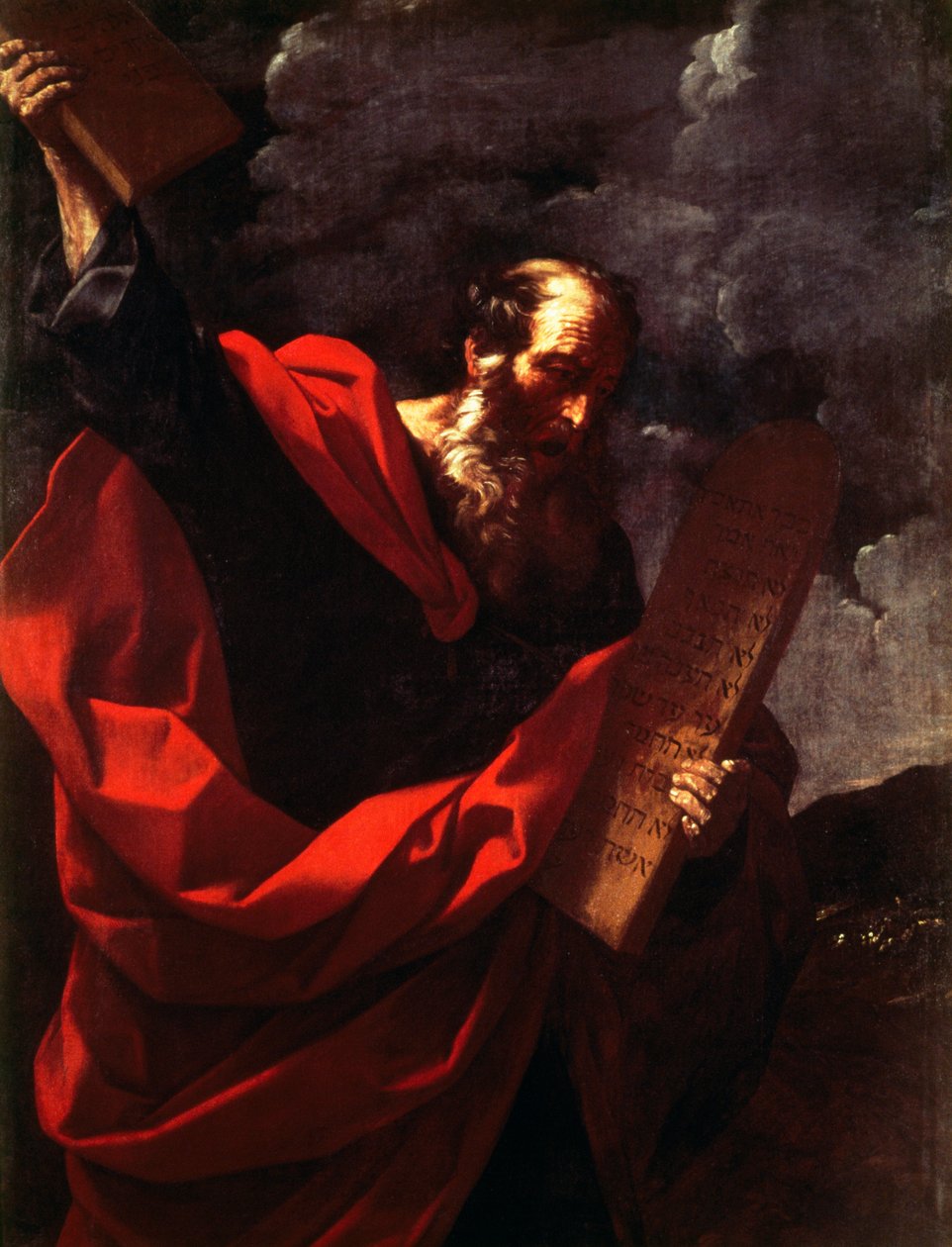 Moisés com Tábuas da Lei de Guido Reni