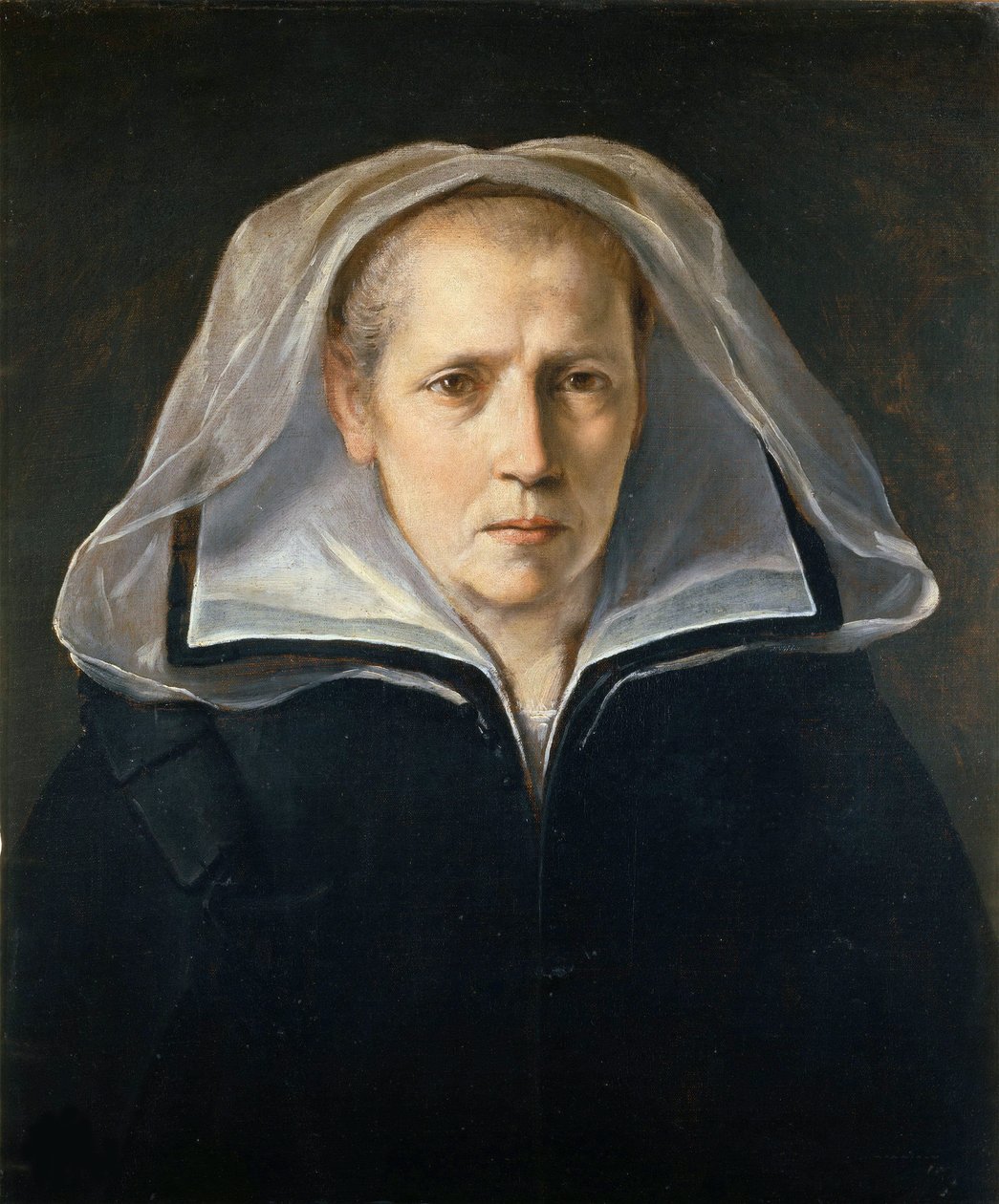 Retrato da mãe do artista, c. 1612. de Guido Reni