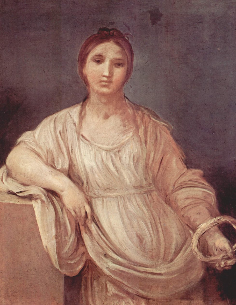Retrato de uma rapariga com uma coroa de Guido Reni
