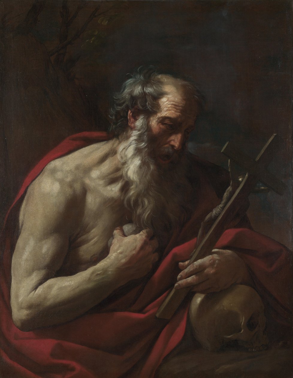 São Jerônimo, ca 1624-1625. de Guido Reni