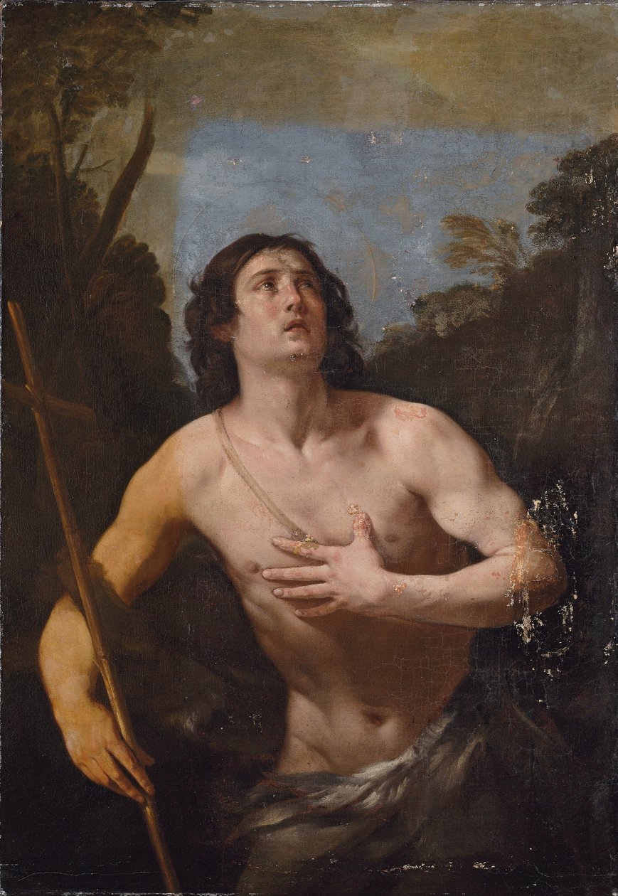 São João Batista no deserto de Guido Reni