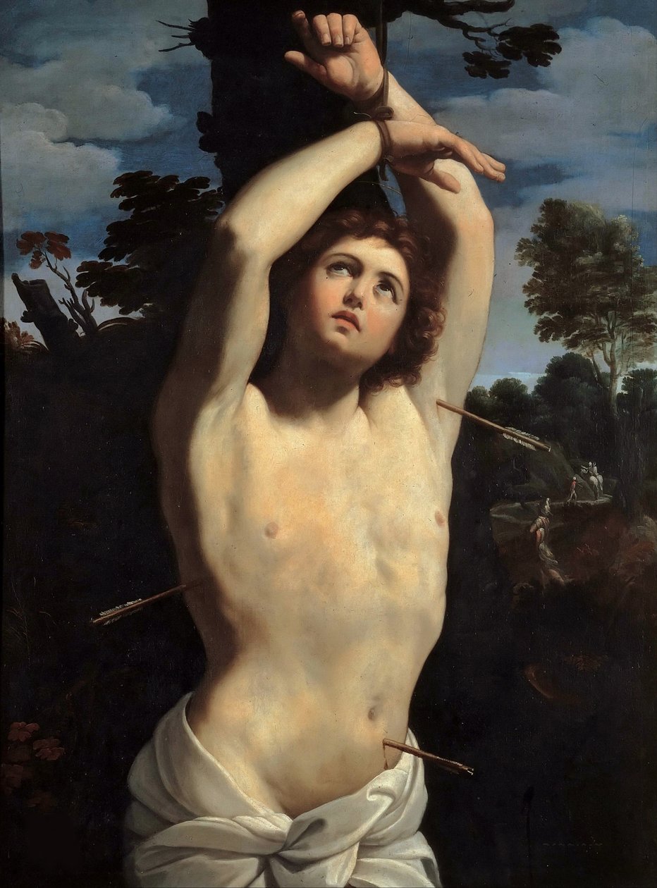São Sebastião, 1615. de Guido Reni