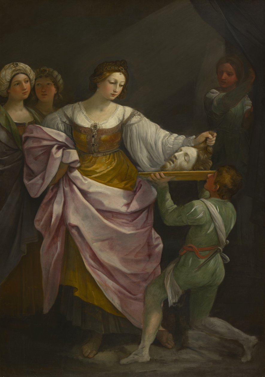 Salomé com a cabeça de São João Batista, c.1639-42 de Guido Reni