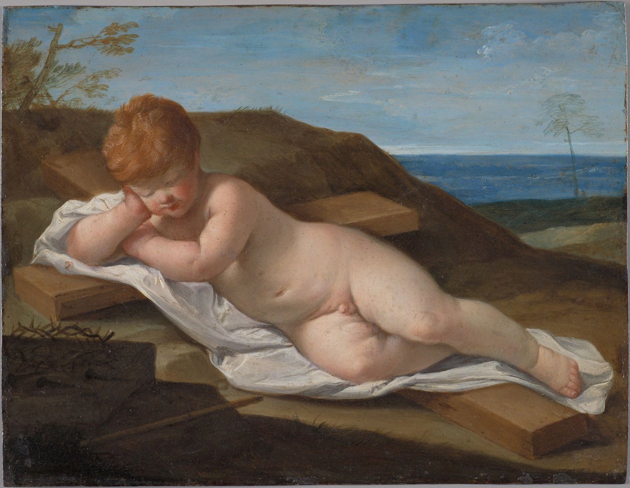 O Menino Jesus a dormir de Guido Reni