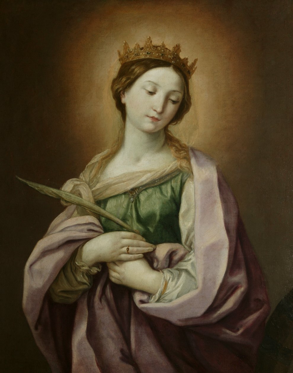 Santa Catarina, c.1638-40 (óleo sobre tela) de Guido Reni