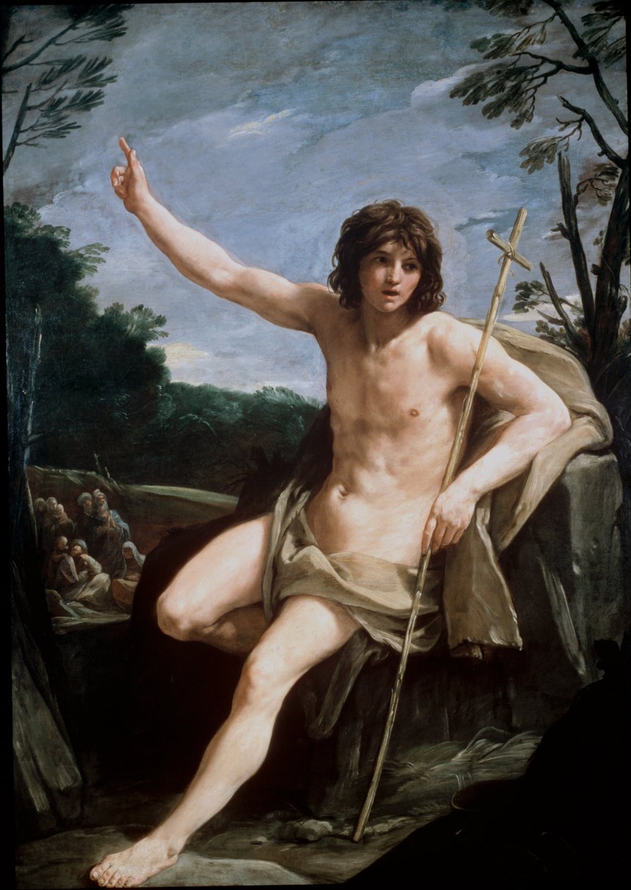 São João Batista no deserto de Guido Reni