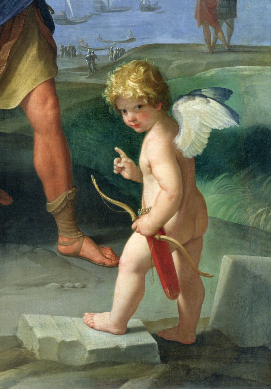O rapto de Helen, 1631 (detalhe de 39333) de Guido Reni