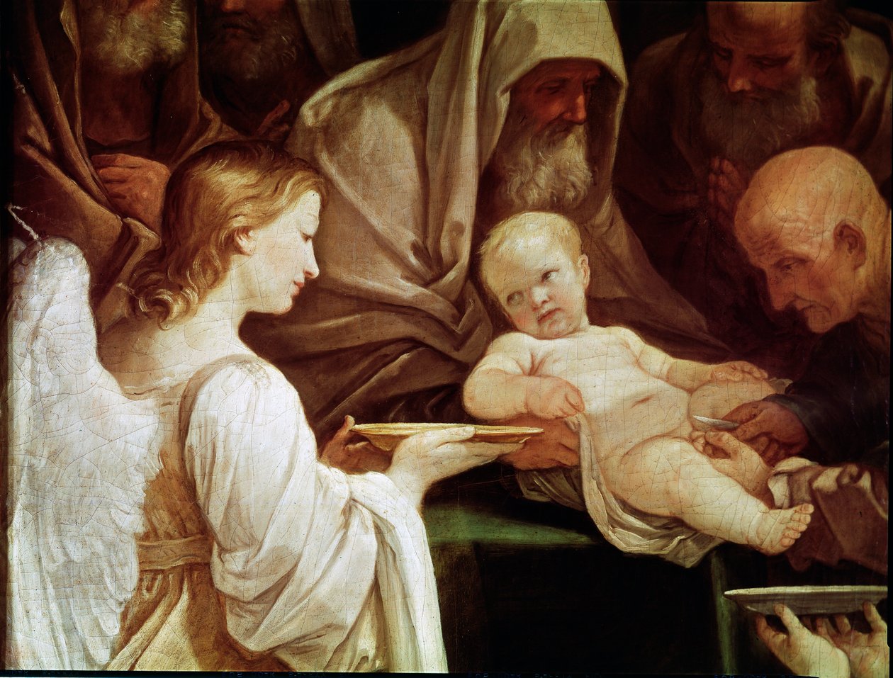 A Circuncisão, detalhe (Pintura de Guido Reni