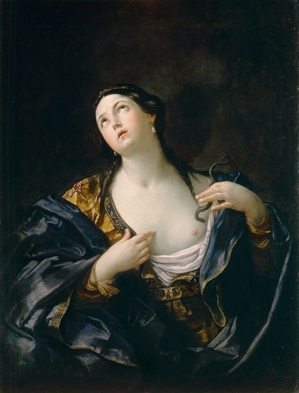 A Morte de Cleópatra, c. 1625 (óleo sobre tela) de Guido Reni