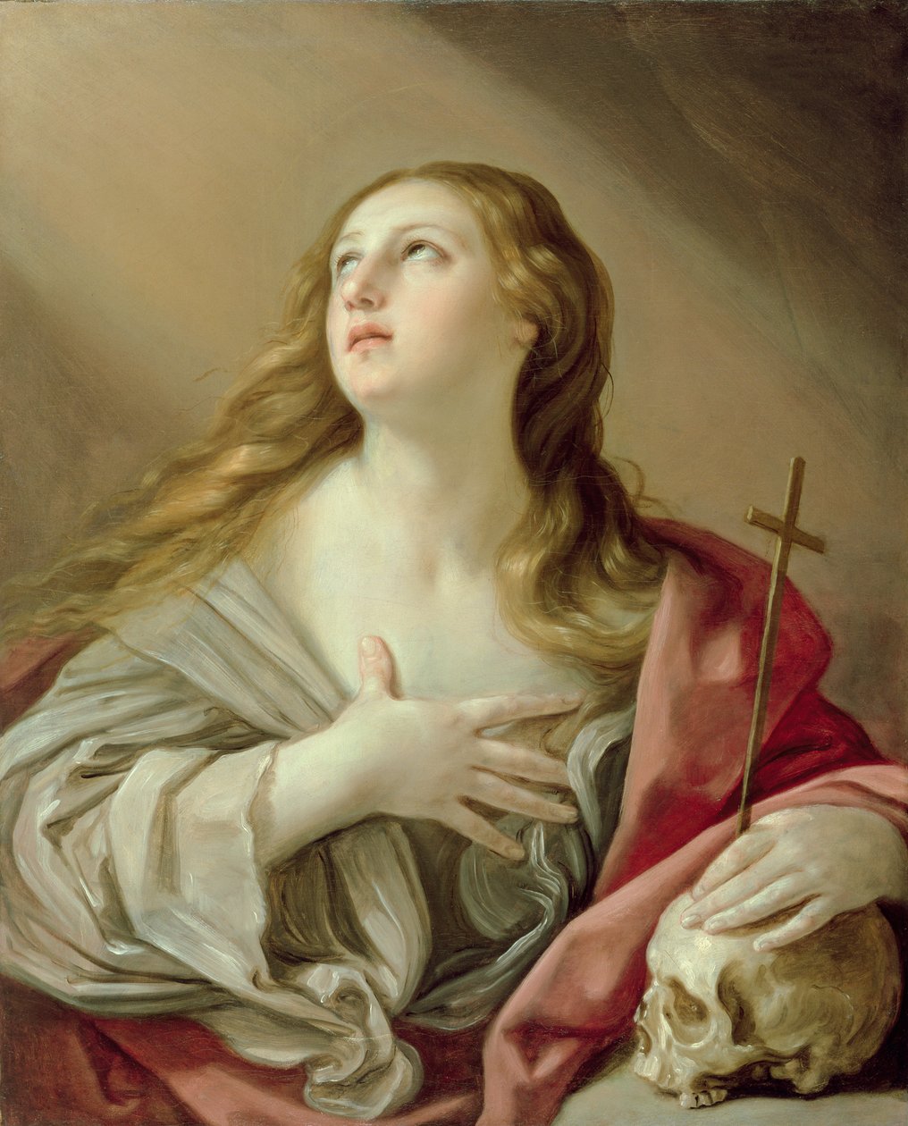 O penitente Madalena, c.1638 (óleo sobre tela) de Guido Reni